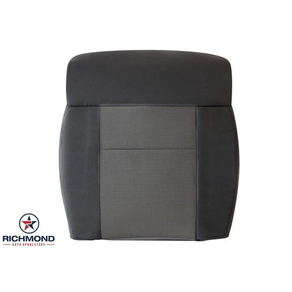 Front Left Back Cloth Seat Cover Dark Gray For 2004-2008 Ford F150 Driver Side