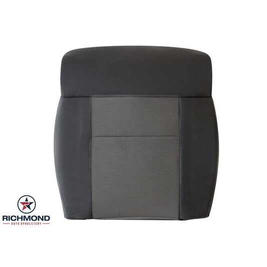 Front Left Back Cloth Seat Cover Dark Gray For 2004-2008 Ford F150 Driver Side