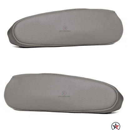 Front Seat Gray Leather Armrest Cover Fits For 1998-2007 Toyota Land Cruiser