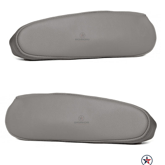 Front Seat Gray Leather Armrest Cover Fits For 1998-2007 Toyota Land Cruiser