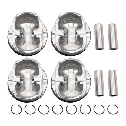 4 Set Pistons & Rings Kit Fits For Buick Chevrolet GMC Pontiac Saturn 2.4L