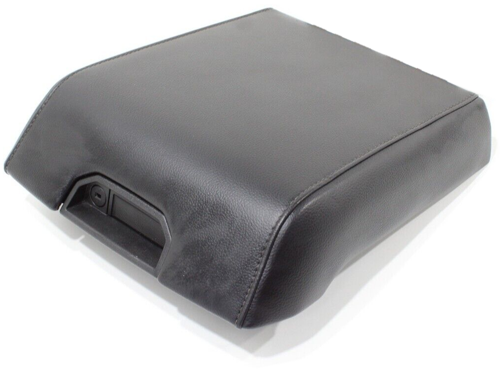 New For 2015-2019 Ford F150 Black Leather Armrest Center Console Lid Cover