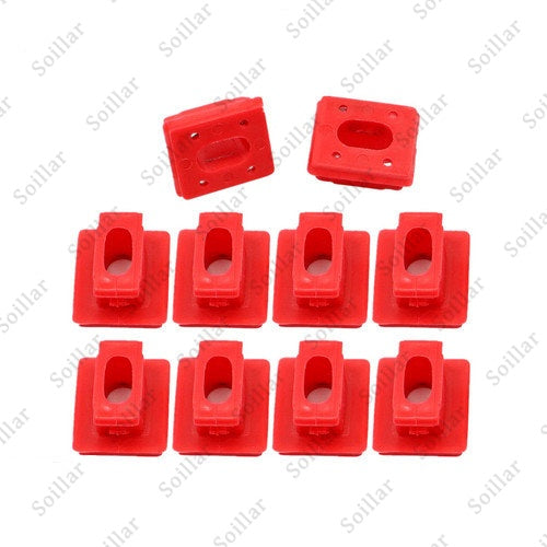 10Pcs Fits BMW 328Ci 2000 Nylon Rivets PushType Bumper Retainer CarClips Set