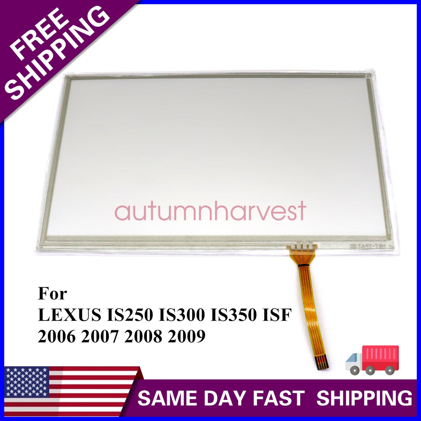 Touch Screen Glass Digitizer For Lexus IS250 IS300 IS350 ISF GS Prius Navigation