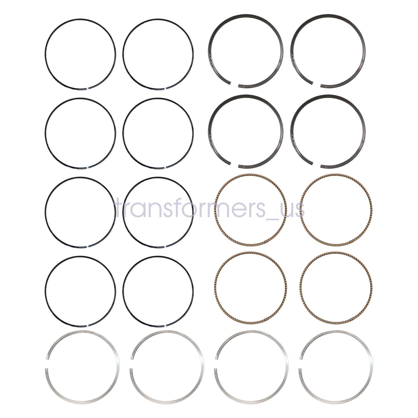 Engine Piston Rings Set For 2014-2019 Hyundai Elantra Forte Soul 23040-2E200