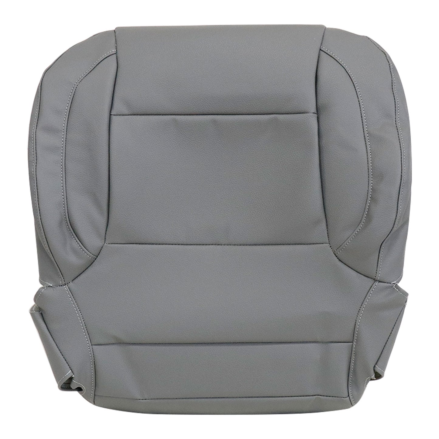 For 2014-2019 Chevy Silverado 1500 2500 3500HD Driver Bottom Seat Cover Ash Gray