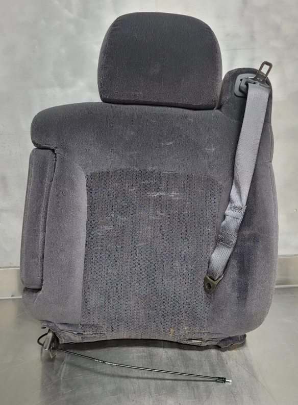 For 1999-2002 Chevy Silverado 1500 2500 HD Driver Top Cloth Seat Cover Dark Gray