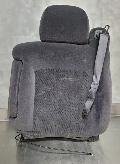 For 1999-2002 Chevy Silverado 1500 2500 HD Driver Top Cloth Seat Cover Dark Gray