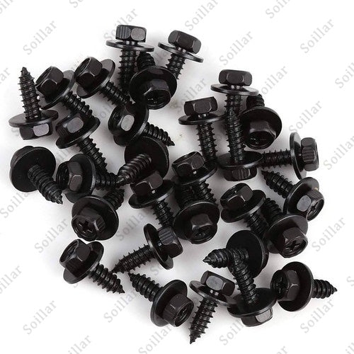 30Pcs Screw Bolt Retainer Fender Liner Under Cover Screw For Toyota 90159-60498