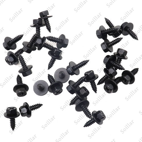 30Pcs Screw Bolt Retainer Fender Liner Under Cover Screw For Toyota 90159-60498