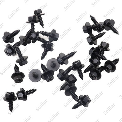 30Pcs Screw Bolt Retainer Fender Liner Under Cover Screw For Toyota 90159-60498