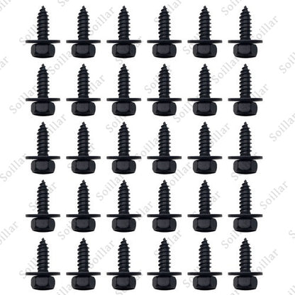 30Pcs Screw Bolt Retainer Fender Liner Under Cover Screw For Toyota 90159-60498