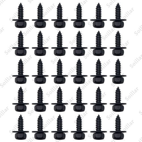 30Pcs Screw Bolt Retainer Fender Liner Under Cover Screw For Toyota 90159-60498