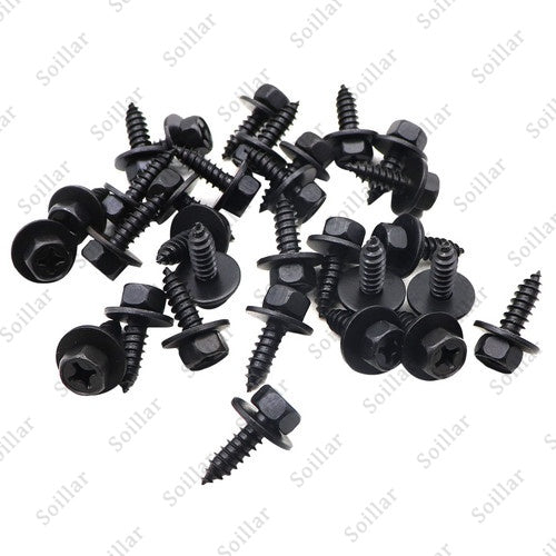 30Pcs Screw Bolt Retainer Fender Liner Under Cover Screw For Toyota 90159-60498