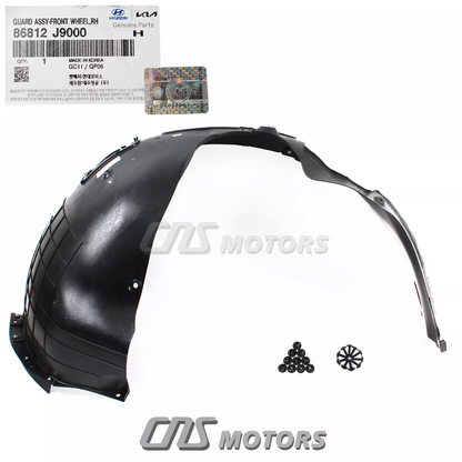 Front Fender Liner Left Right 86811J9000 86812J9000 Fit Hyundai Kona 2018-21