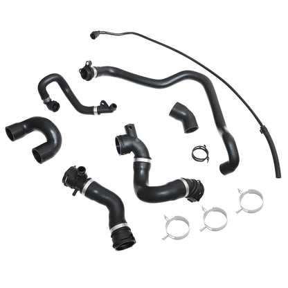 Radiator Coolant Water Hose Pipe Kit 7 Hoses For BMW E90 128i 328i (07-11) N51