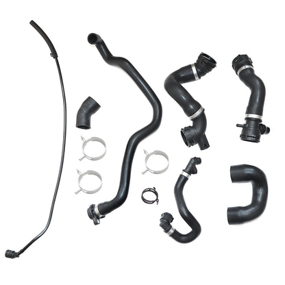 Radiator Coolant Water Hose Pipe Kit 7 Hoses For BMW E90 128i 328i (07-11) N51