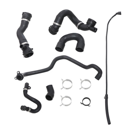 Radiator Coolant Water Hose Pipe Kit 7 Hoses For BMW E90 128i 328i (07-11) N51