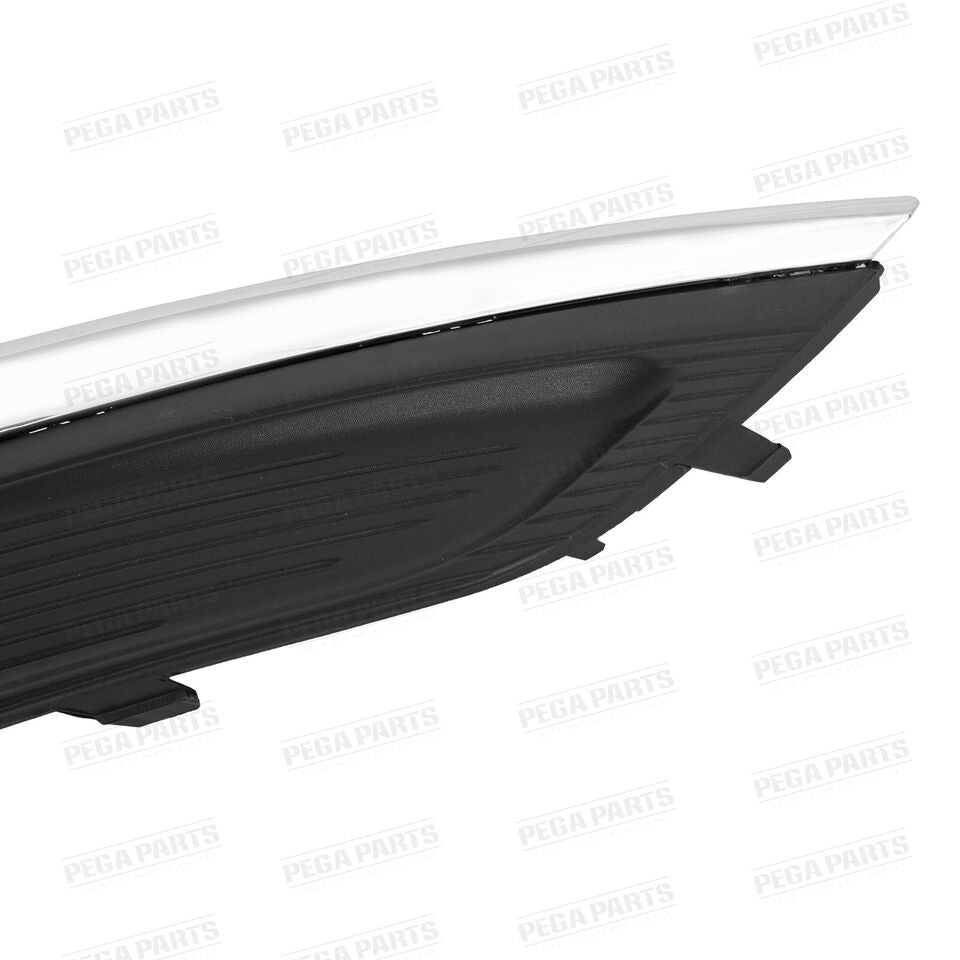 For 2017-2018 Ford Fusion Front Fog Light Cover Bezel W/ Chrome Trim Left+Right
