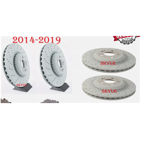 New Fits For Mercedes W222 2014-2018 2019 Front & Rear Brake Disc Rotors