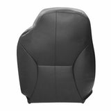 For 1998-02 Dodge Ram 1500 2500 Leather Seat Cover Driver Back Perf Dark Gray