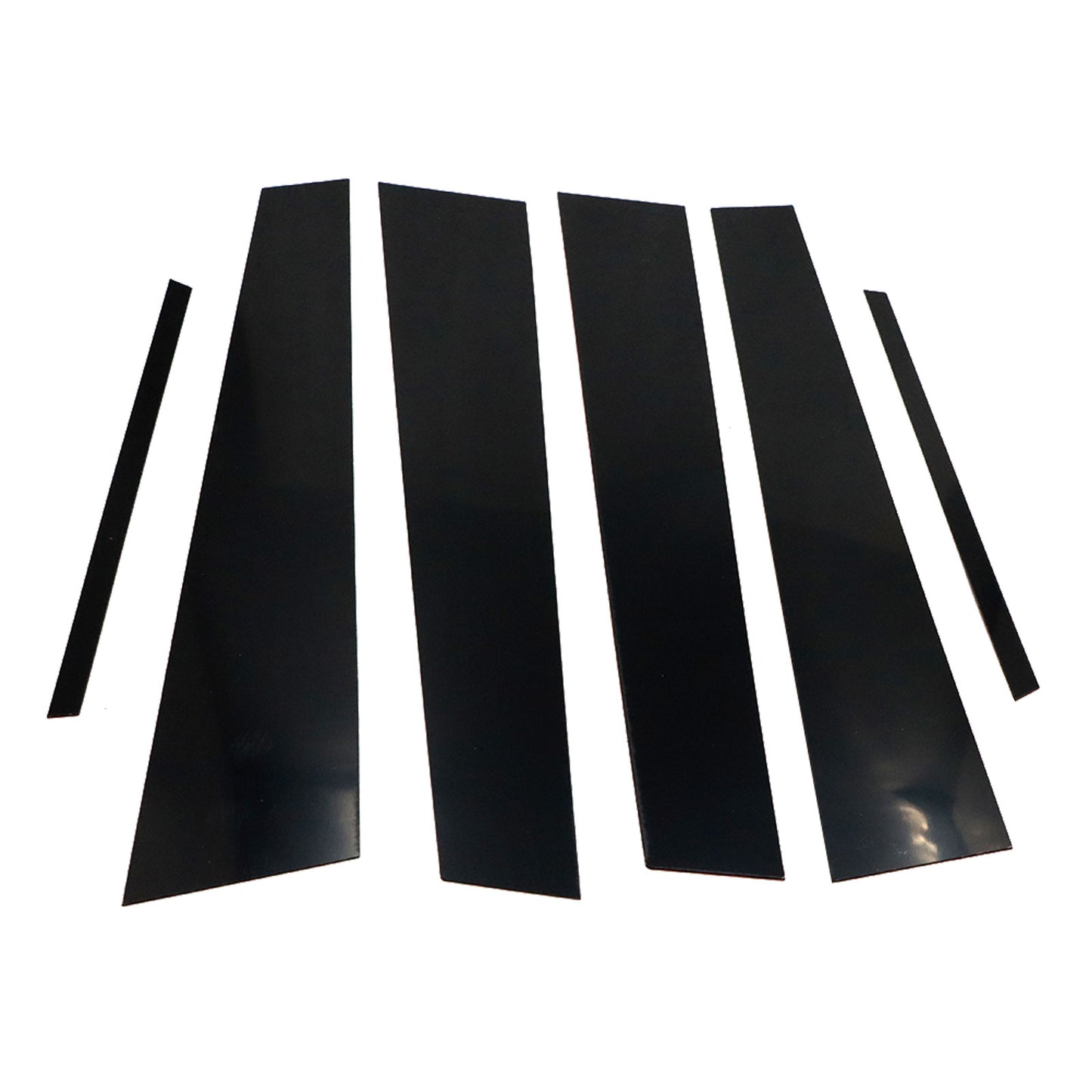 Decal Cover Fit For Toyota Camry 2012-2017 Pillar Post Door Window Trim US 6Pcs