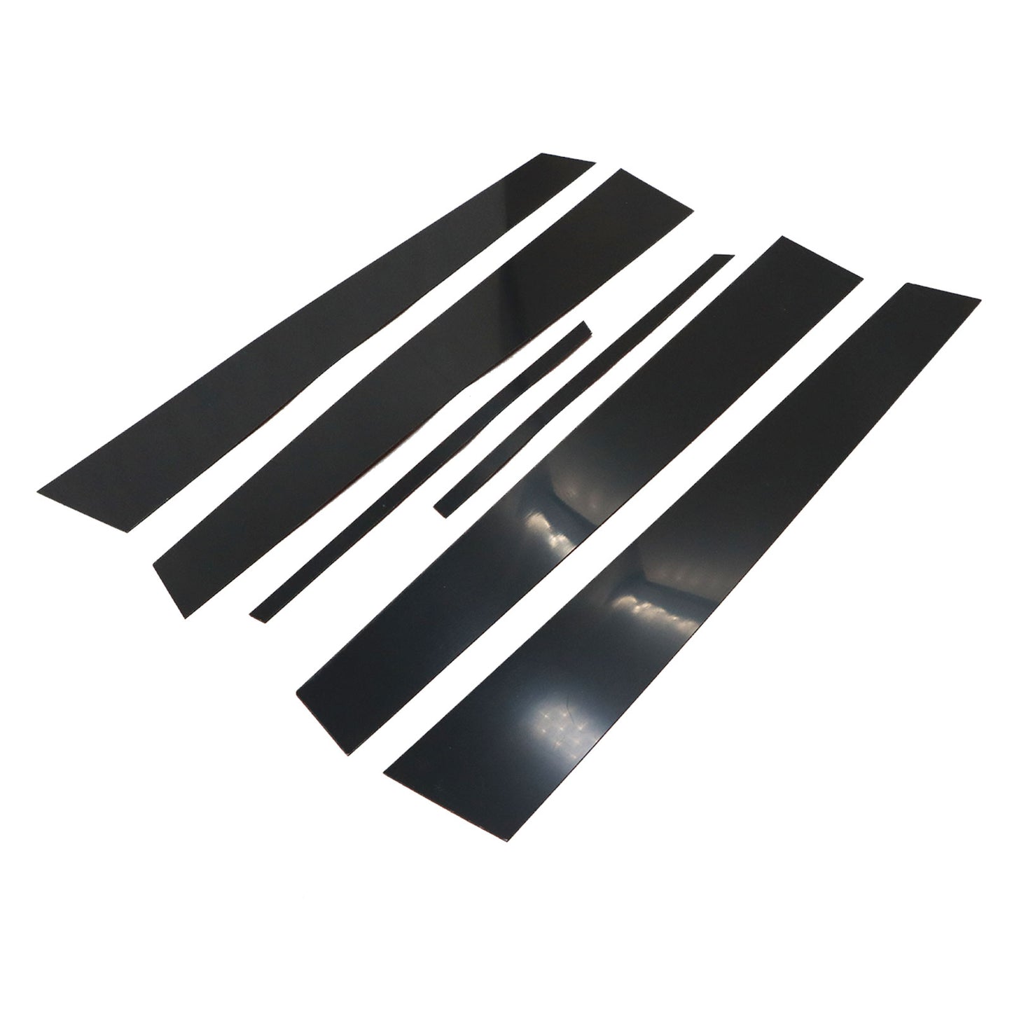 Decal Cover Fit For Toyota Camry 2012-2017 Pillar Post Door Window Trim US 6Pcs