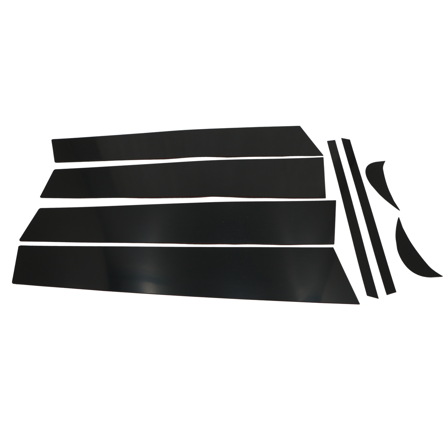 For Toyota Camry 2018-2022 Gloss Black 8PCS Pillar Post Window Door Trims Covers