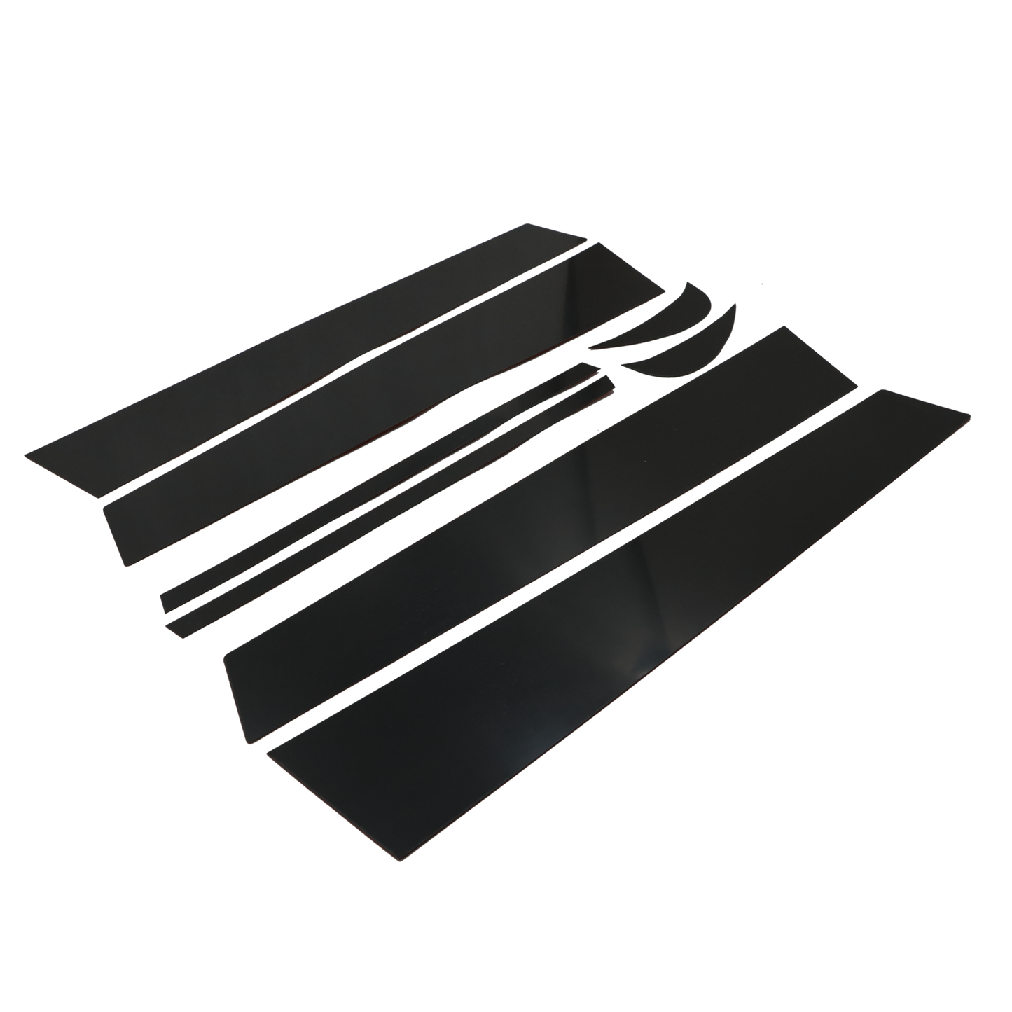 For Toyota Camry 2018-2022 Gloss Black 8PCS Pillar Post Window Door Trims Covers