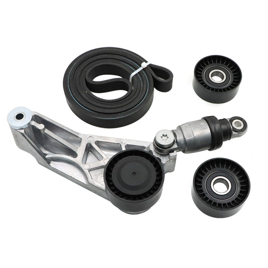 For JEEP WRANGLER JK 3.6L 2012-2018 Drive Belt Kit with Tensioner&Idler Pulleys