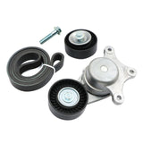 Fit Ford Lincoln Mazda 3.5L 3.7L V6 Belt Tensioner w/ Pulley Serpentine Belt