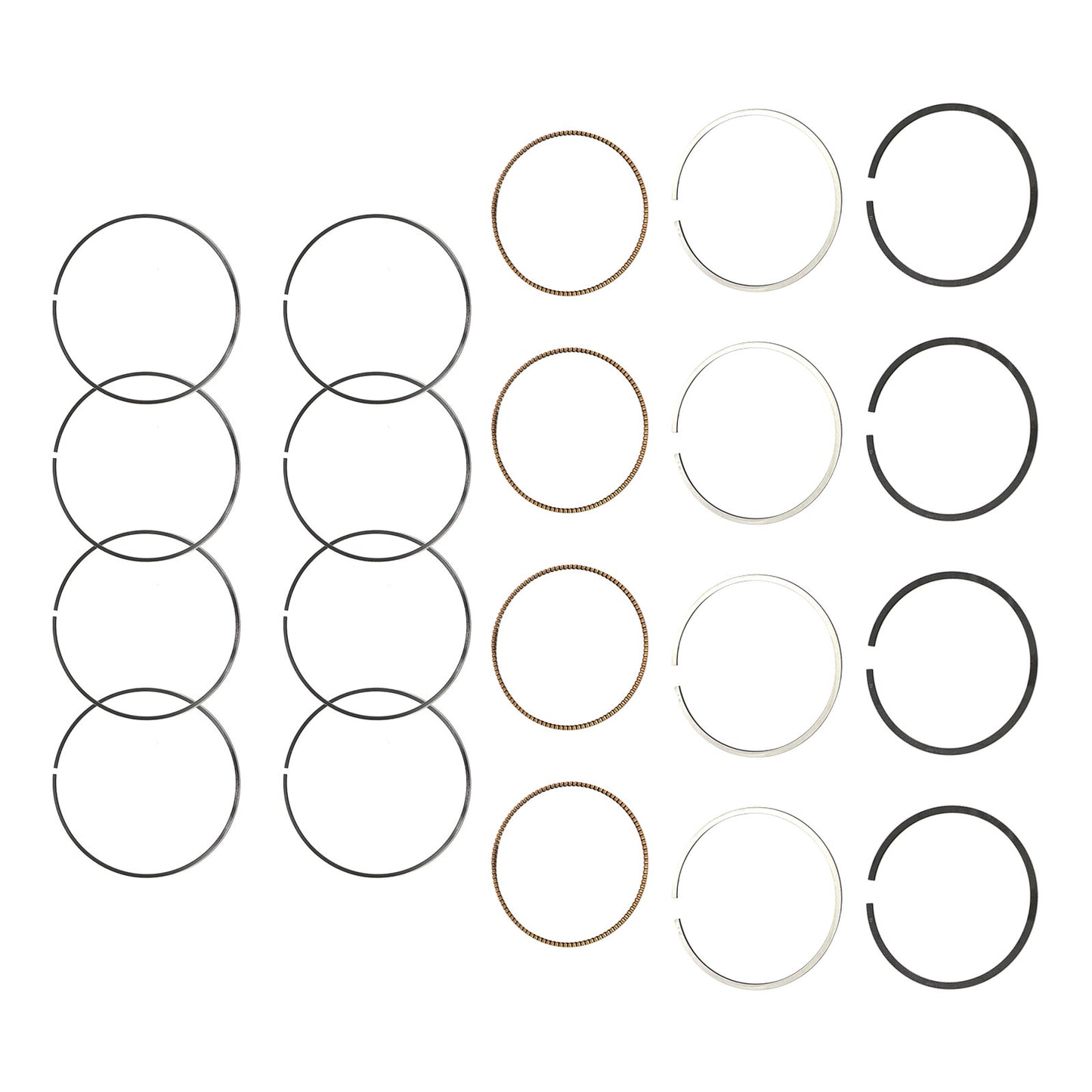 Piston Ring Set STD Size FITS 2010-2017 Hyundai Kia 2.4L L4 DOHC 230402G510