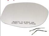 Heated Mirror Glass Passenger Side With Backing Fit for 14-17 Honda Odyssey