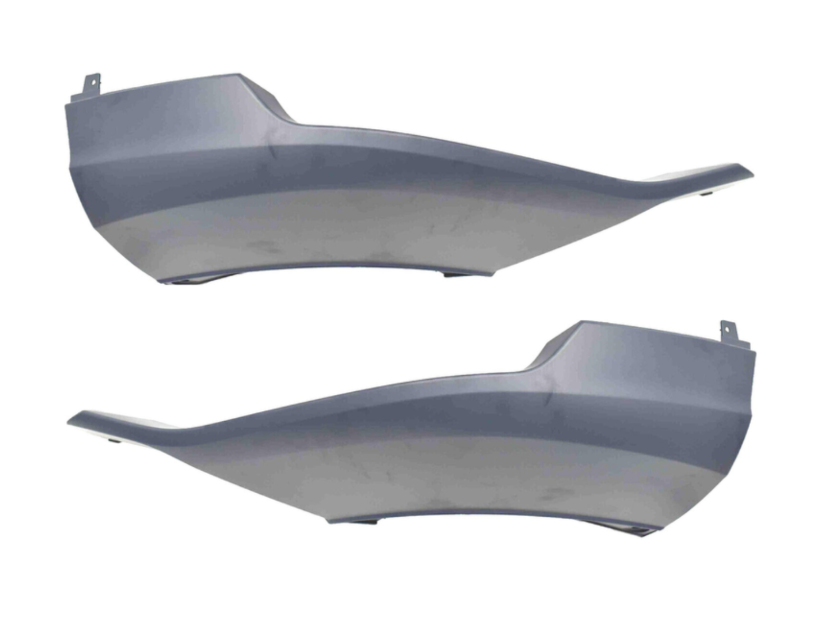 Fit 2017-19 Audi Q7 Front Left+Right Bumper Cover Trim Molding Spoiler AU1046106
