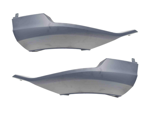 Fit 2017-19 Audi Q7 Front Left+Right Bumper Cover Trim Molding Spoiler AU1046106