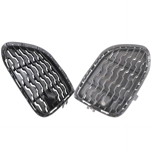 Pair Front Left+Right Side Bumper Grille Cover For 2011-17 BMW X3 2015-18 BMW X4