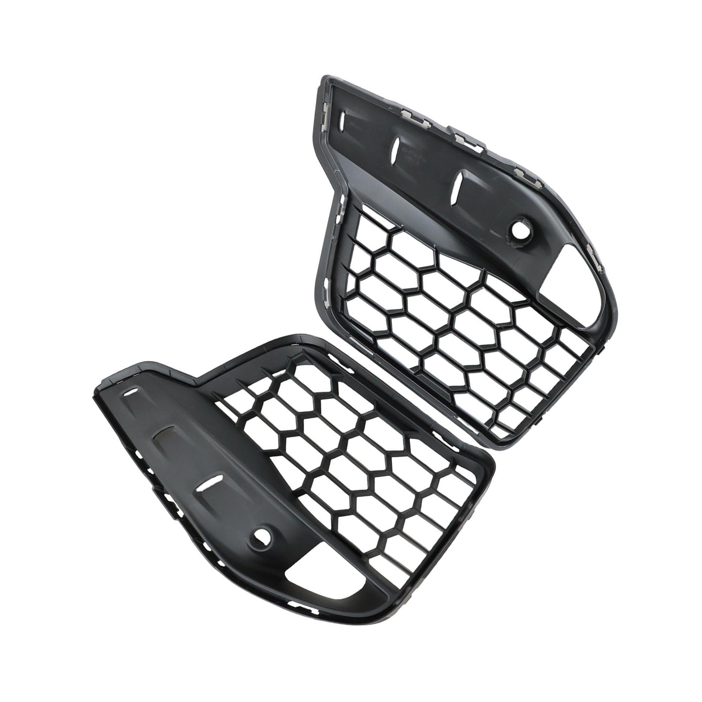 Fit BMW X5 M X6 F85 F86 2013 Front Bumper Open Grid Grilles Pairs Black Painted
