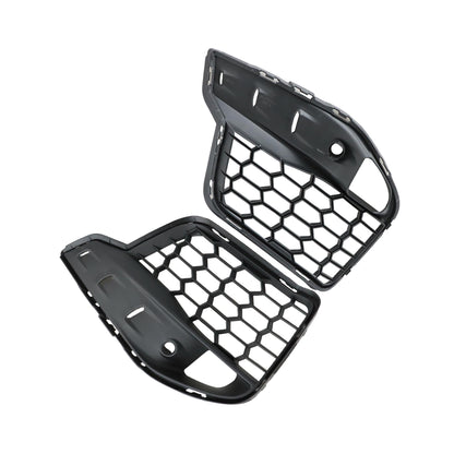 Fit BMW X5 M X6 F85 F86 2013 Front Bumper Open Grid Grilles Pairs Black Painted