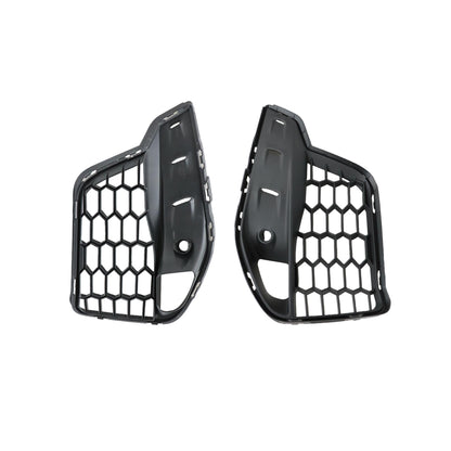Fit BMW X5 M X6 F85 F86 2013 Front Bumper Open Grid Grilles Pairs Black Painted