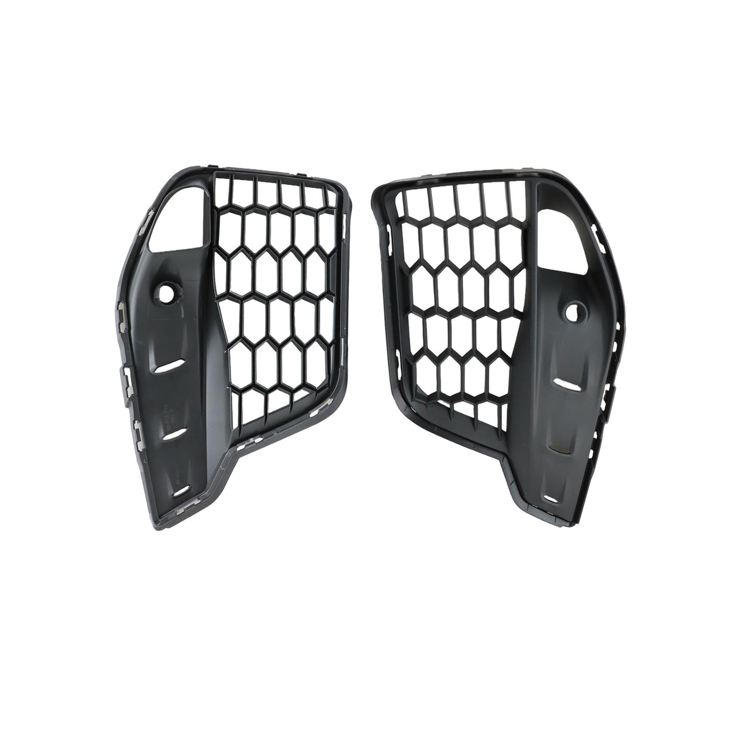 Fit BMW X5 M X6 F85 F86 2013 Front Bumper Open Grid Grilles Pairs Black Painted