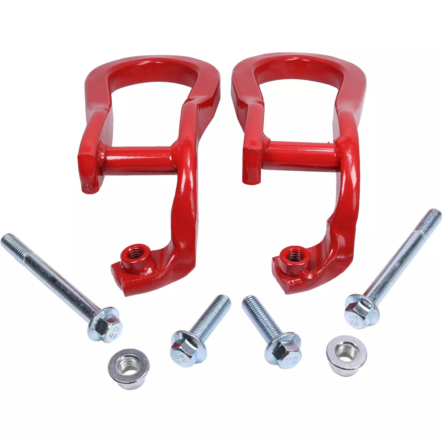 2pcs Chrome Tow Hooks for 15-19 Silverado Sierra 2500HD & 3500HD 84072464 USA