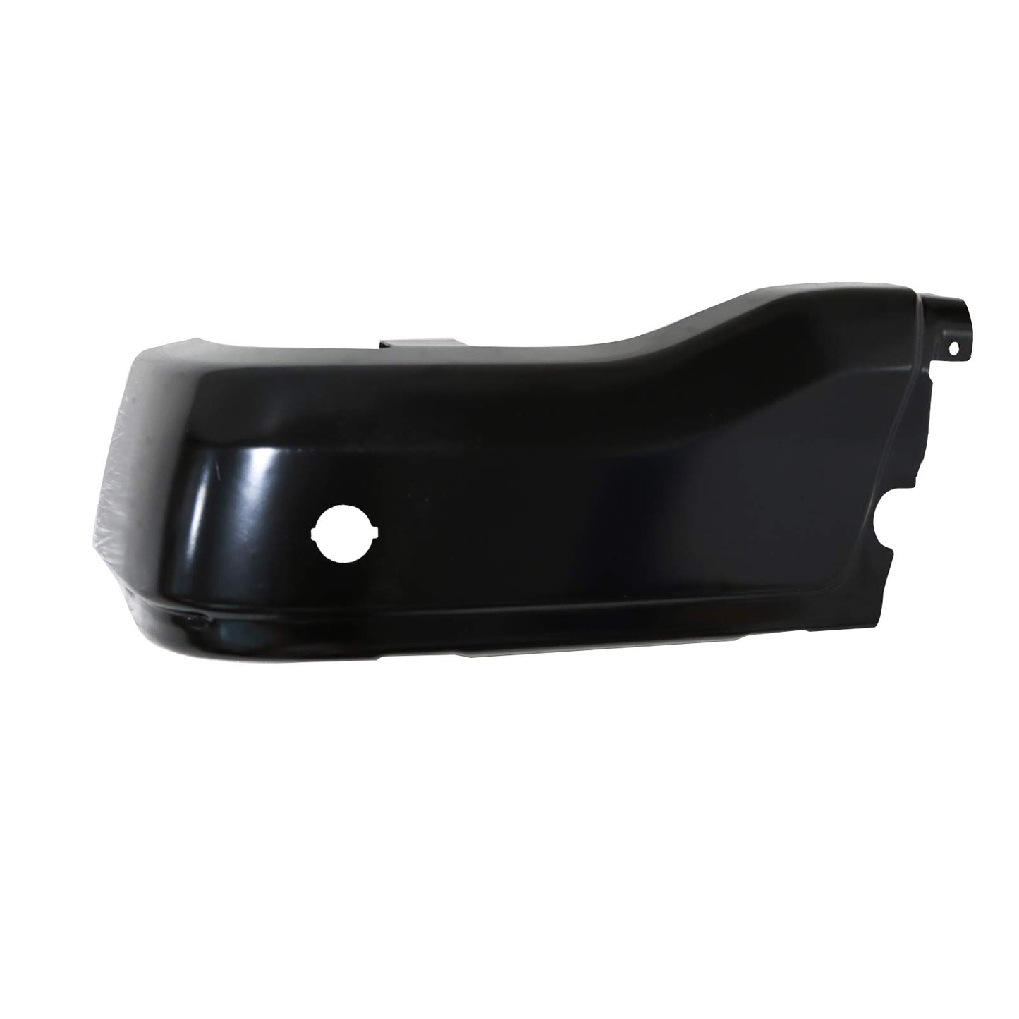 Fit 19-23 Ford Ranger Black Right Rear Bumper End Caps w/ Parking Sensor Holes