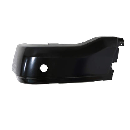 Fit 19-23 Ford Ranger Black Right Rear Bumper End Caps w/ Parking Sensor Holes