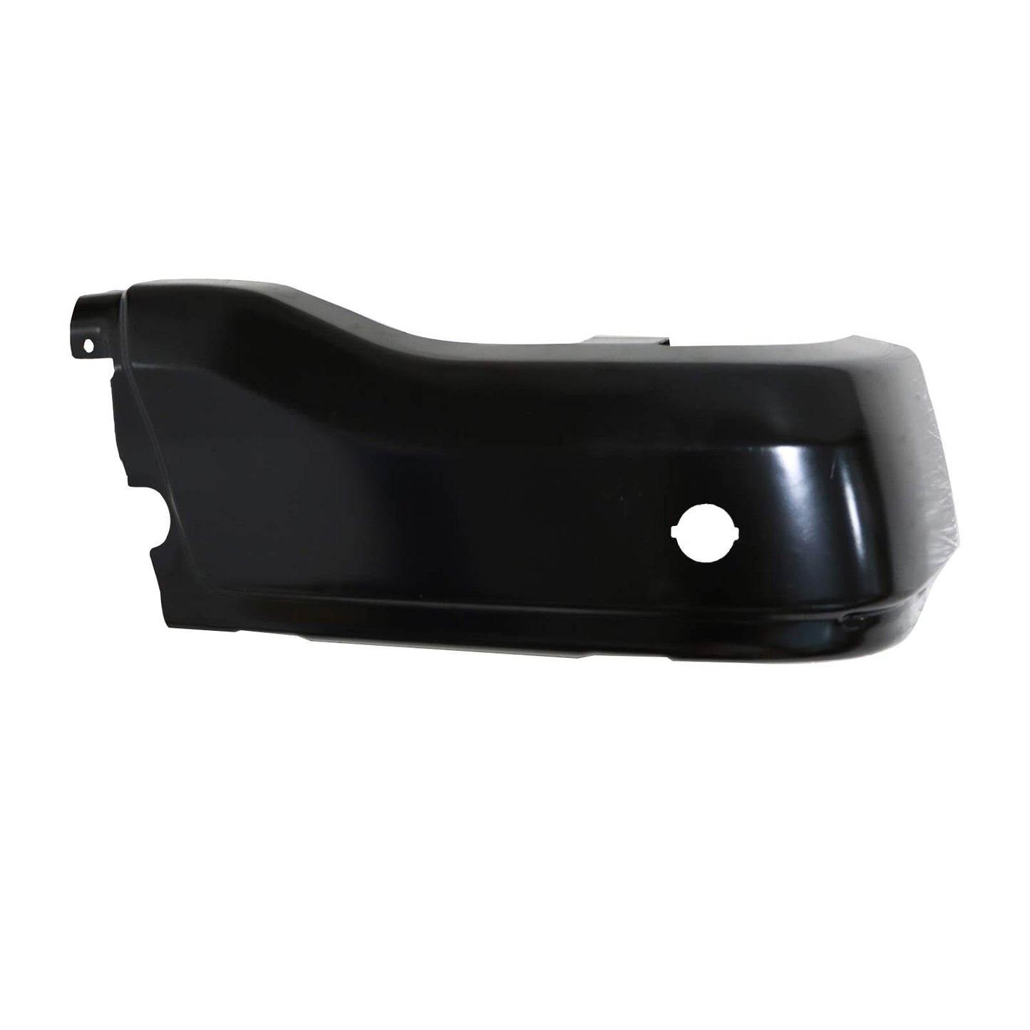 Fit 19-23 Ford Ranger Black Right Rear Bumper End Caps w/ Parking Sensor Holes