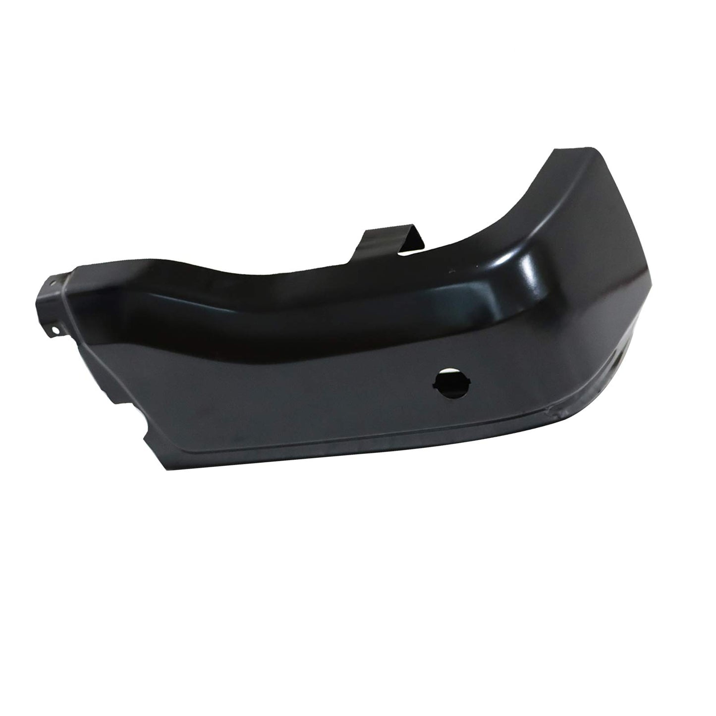 Fit 19-23 Ford Ranger Black Right Rear Bumper End Caps w/ Parking Sensor Holes