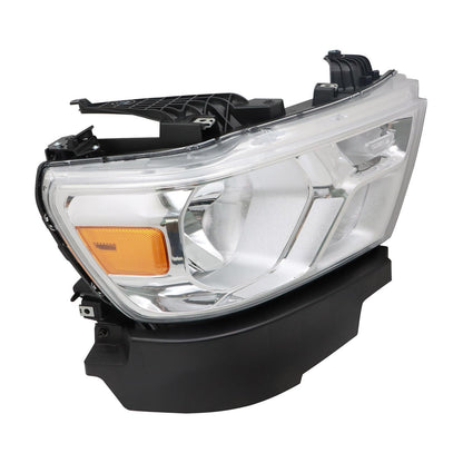 Passenger For 2019-2024 Dodge RAM 1500 Chrome Trim Halogen Headlight 68316080AJ