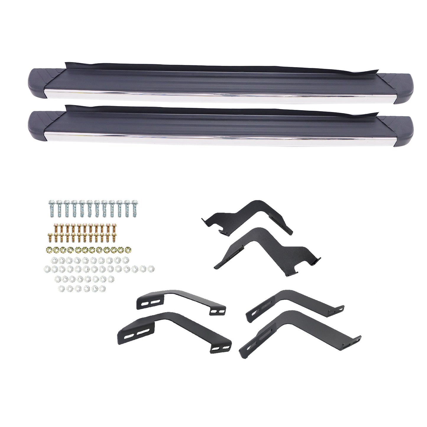 2PC Side Steps Running Boards Nerf Bars Fits For Toyota 4Runner N280 2010-2024