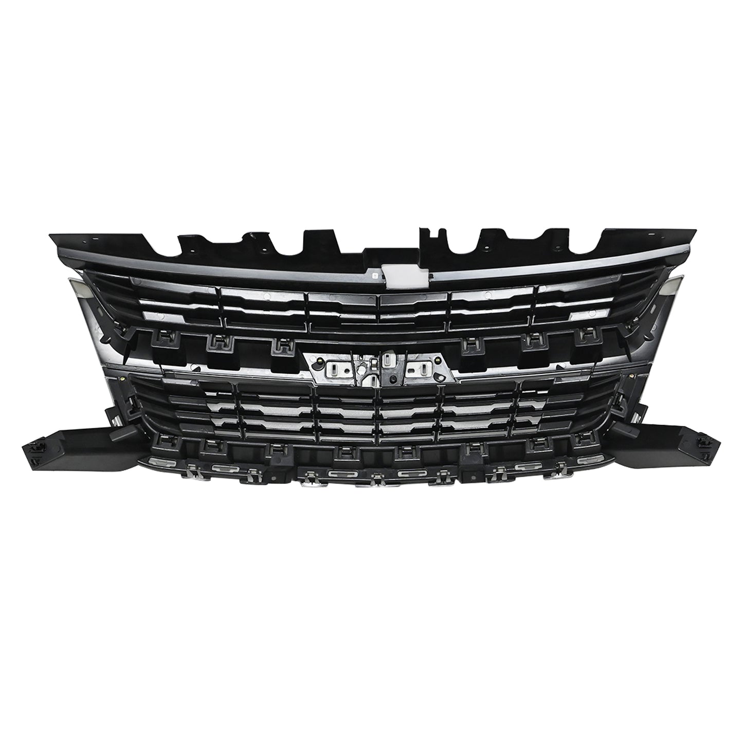 For 2015-2019 20 Chevrolet Colorado Front Bumper Upper Grille Gloss Black Grill