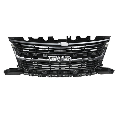 For 2015-2019 20 Chevrolet Colorado Front Bumper Upper Grille Gloss Black Grill