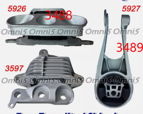 For 2019-2023 Chevrolet Malibu 1.5L - Auto Trans 3Pcs Motor & Trans Mount